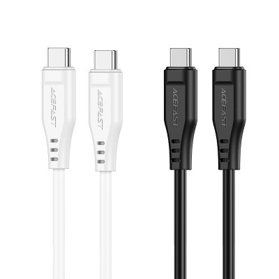 Кабель Acefast C3-03 Type-C to Type-C TPE charging data cable - White Кабель Acefast C3-03 Type-C to Type-C TPE charging data cable - White