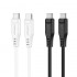 Кабель Acefast C3-03 Type-C to Type-C TPE charging data cable - White Кабель Acefast C3-03 Type-C to Type-C TPE charging data cable - White