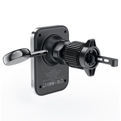 Автодержатель с беспроводной зарядкой Acefast D18 in-car 2-in-1 magnetic wireless charging holder - Black Автодержатель с беспроводной зарядкой Acefast D18 in-car 2-in-1 magnetic wireless charging holder - Black