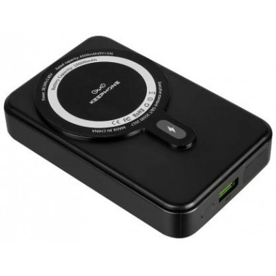 Power bank KEEPHONE magsafe 10000mAh pb-15 snap stand accurate power display wireless high speed - Черный Power bank KEEPHONE magsafe 10000mAh pb-15 snap stand accurate power display wireless high speed - Черный