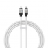 Кабель Baseus CoolPlay Series Fast Charging Cable Type-C to iP 20W 2m - White (CAKW000102) Кабель Baseus CoolPlay Series Fast Charging Cable Type-C to iP 20W 2m - White (CAKW000102)