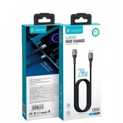 Кабель Celebrat HB-13 Super Fast Charge Cable Type-c to IP 1.2m - Black Кабель Celebrat HB-13 Super Fast Charge Cable Type-c to IP 1.2m - Black
