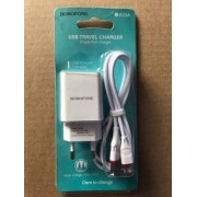 Сетевой адаптер Borofone BA20A Sharp single port charger Type-C (EU) - Белый