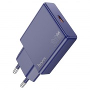 Зарядное устройство HOCO N44 Biscuit Single Port PD30W Charger (EU) titanium Blue