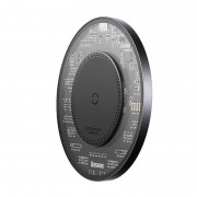 Беспроводная зарядка с кабелем Baseus Simple 2 Wireless Charger 15W Cluster/Cable Type-C To Type-C 24W 12V/2A 1m Cluster (CCJJ050001) - Черный