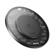 Беспроводная зарядка с кабелем Baseus Simple 2 Wireless Charger 15W Cluster/Cable Type-C To Type-C 24W 12V/2A 1m Cluster (CCJJ050001) - Черный