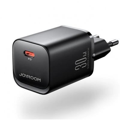Сетевой адаптер JOYROOM JR-TCF07 Speed Series PD 30W Single-Port Charger - Black Сетевой адаптер JOYROOM JR-TCF07 Speed Series PD 30W Single-Port Charger - Black