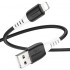 Кабель Hoco X82 iP silicone charging data cable - Black Кабель Hoco X82 iP silicone charging data cable - Black