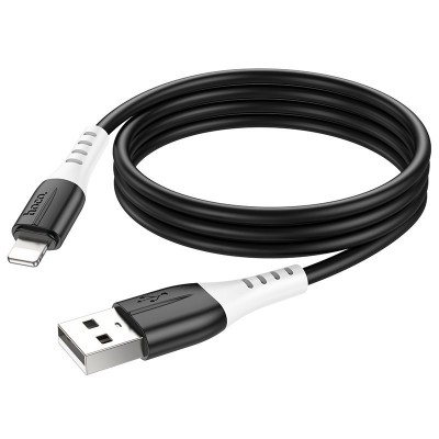 Кабель Hoco X82 iP silicone charging data cable - Black Кабель Hoco X82 iP silicone charging data cable - Black