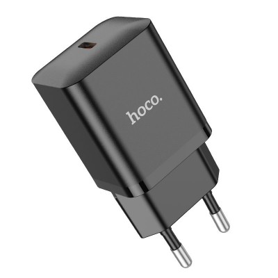Зарядка Hoco N27 Innovative single port PD20W charger(EU) - Black Зарядка Hoco N27 Innovative single port PD20W charger(EU) - Black