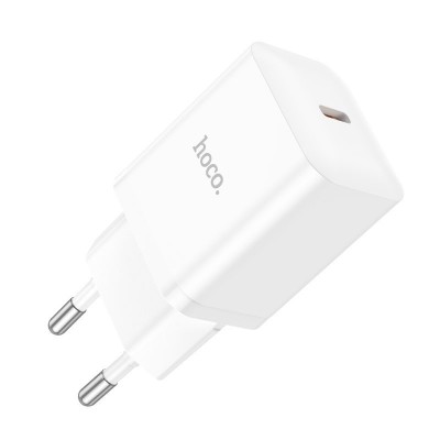 Зарядка Hoco N27 Innovative single port PD20W charger(EU) - White Зарядка Hoco N27 Innovative single port PD20W charger(EU) - White