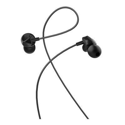 Наушники hoco M60 Perfect sound universal earphones with mic - Black Наушники hoco M60 Perfect sound universal earphones with mic - Black