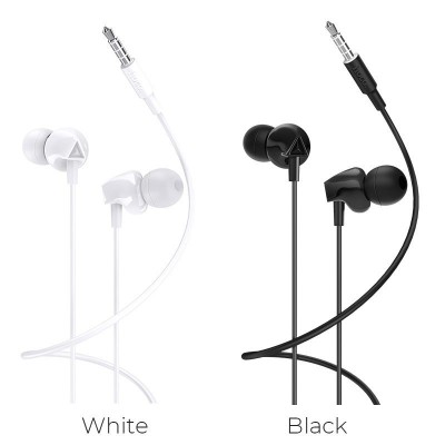 Наушники hoco M60 Perfect sound universal earphones with mic - White Наушники hoco M60 Perfect sound universal earphones with mic - White