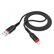 Кабель hoco X59 Victory charging data cable for Lightning 1m - Black