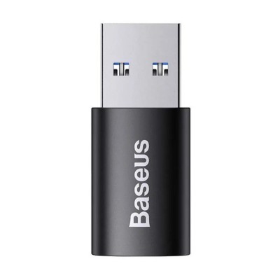 Адаптер-переходник Baseus Ingenuity Series Mini OTG Adaptor USB 3.1 to Type-C - Black (ZJJQ000101) Адаптер-переходник Baseus Ingenuity Series Mini OTG Adaptor USB 3.1 to Type-C - Black (ZJJQ000101)