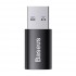 Адаптер-переходник Baseus Ingenuity Series Mini OTG Adaptor USB 3.1 to Type-C - Black (ZJJQ000101) Адаптер-переходник Baseus Ingenuity Series Mini OTG Adaptor USB 3.1 to Type-C - Black (ZJJQ000101)