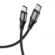 Кабель hoco X50 Type-C to Type-C Exquisito 100W charging data cable (L=2M) - Black