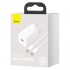 Зарядка Baseus Super Si Quick Charger 1C 25W EU Sets White (With Mini White Cable Type-C to Type-C 3A 1m White) (TZCCSUP-L02) Зарядка Baseus Super Si Quick Charger 1C 25W EU Sets White (With Mini White Cable Type-C to Type-C 3A 1m White) (TZCCSUP-L02)
