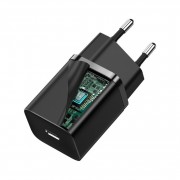 Сетевой адаптер Baseus Super Si quick charger IC 30W EU (CCSUP-J01) - Black