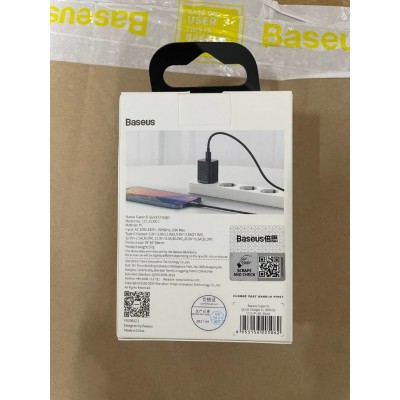 Сетевой адаптер Baseus Super Si quick charger IC 30W EU (CCSUP-J01) - Black Сетевой адаптер Baseus Super Si quick charger IC 30W EU (CCSUP-J01) - Black