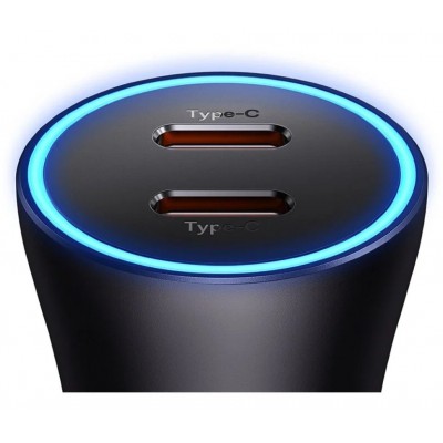 Автомобильное зарядное устройство Baseus C+C 40W (CGJP000013) - Dark Gray Автомобильное зарядное устройство Baseus C+C 40W (CGJP000013) - Dark Gray