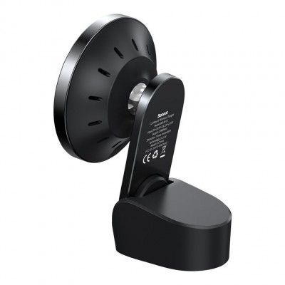 Автодержатель Baseus Big Energy Car Mount Wireless Charger (WXJN-01) - Black Автодержатель Baseus Big Energy Car Mount Wireless Charger (WXJN-01) - Black