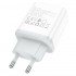 Зарядный конвертер Hoco C105A Stage dual port PD20W+QC3.0 Charger (EU) - White Зарядный конвертер Hoco C105A Stage dual port PD20W+QC3.0 Charger (EU) - White