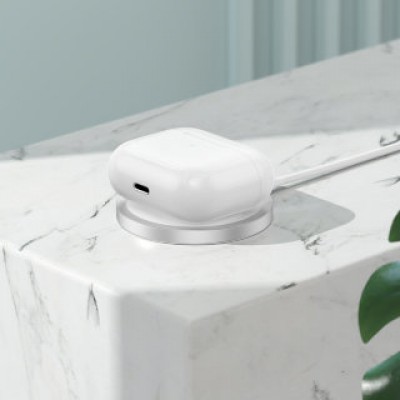 Беспроводное ЗУ Hoco CW47 original series 15W magnetic wireless fast charger - Silver Беспроводное ЗУ Hoco CW47 original series 15W magnetic wireless fast charger - Silver