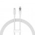 Кабель BASEUS explorer series fast charging cable with temperature control type-c to ip 20w 1m - White (CATS010202) Кабель BASEUS explorer series fast charging cable with temperature control type-c to ip 20w 1m - White (CATS010202)