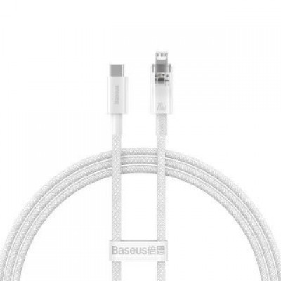 Кабель BASEUS explorer series fast charging cable with temperature control type-c to ip 20w 1m - White (CATS010202) Кабель BASEUS explorer series fast charging cable with temperature control type-c to ip 20w 1m - White (CATS010202)