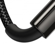 Кабель BASEUS tungsten gold fast charging data cable USB to type-c 100W 2m - Black (CAWJ000101)