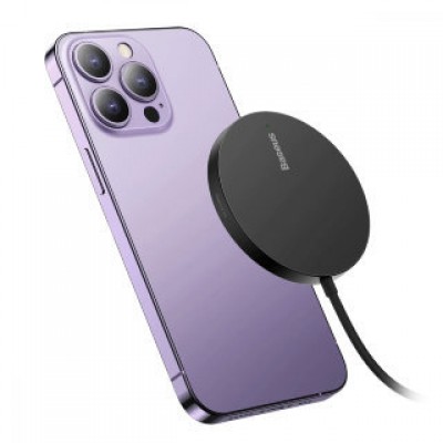 Зарядное устройство BASEUS simple mini3 magnetic wireless charger 15w - Black (CCJJ040001) Зарядное устройство BASEUS simple mini3 magnetic wireless charger 15w - Black (CCJJ040001)