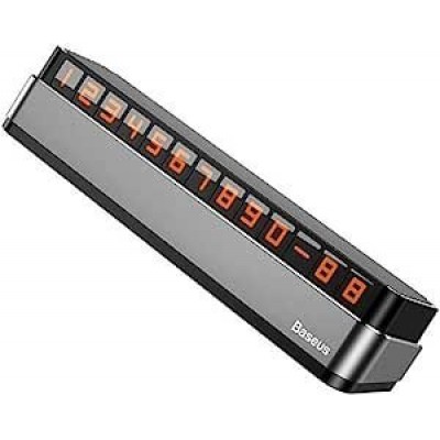 Парковочная карта Baseus Moonlight Box Series Temporary Parking Number Plate - Dark Gray (ACNUM-B0G) Парковочная карта Baseus Moonlight Box Series Temporary Parking Number Plate - Dark Gray (ACNUM-B0G)