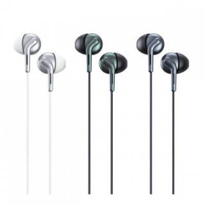 Наушники REMAX double moving-coil wired earphone RM-595 - Silver Наушники REMAX double moving-coil wired earphone RM-595 - Silver