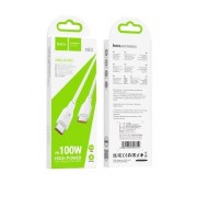 Кабель Hoco X93 Force 100W fast charging data cable Type-c to Type-c (L=1M) - Белый
