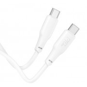 Кабель Hoco X93 Force 100W fast charging data cable Type-c to Type-c (L=1M) - Белый