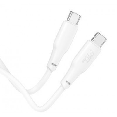 Кабель Hoco X93 Force 100W fast charging data cable Type-c to Type-c (L=1M) - Белый Кабель Hoco X93 Force 100W fast charging data cable Type-c to Type-c (L=1M) - Белый