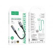 Аудио-переходник Hoco LS36 fresh digital Type-c to 3.5 audio converter - Черный