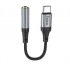 Аудио-переходник Hoco LS36 fresh digital Type-c to 3.5 audio converter - Черный Аудио-переходник Hoco LS36 fresh digital Type-c to 3.5 audio converter - Черный