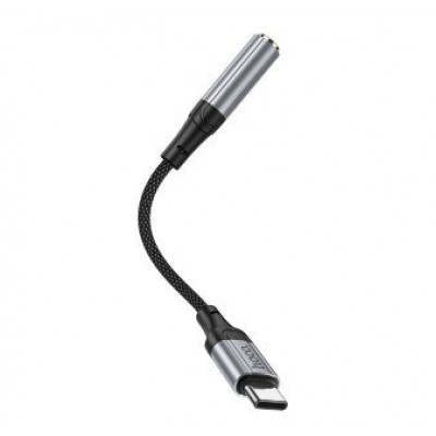Аудио-переходник Hoco LS36 fresh digital Type-c to 3.5 audio converter - Черный Аудио-переходник Hoco LS36 fresh digital Type-c to 3.5 audio converter - Черный