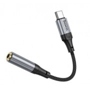 Аудио-переходник Hoco LS36 fresh digital Type-c to 3.5 audio converter - Черный