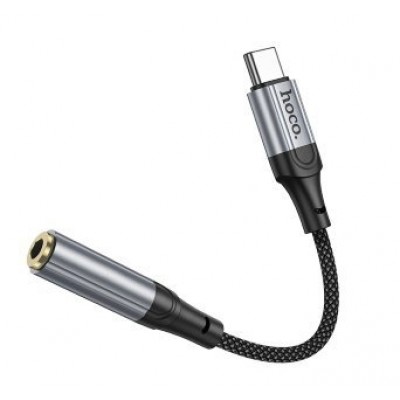 Аудио-переходник Hoco LS36 fresh digital Type-c to 3.5 audio converter - Черный Аудио-переходник Hoco LS36 fresh digital Type-c to 3.5 audio converter - Черный