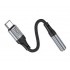 Аудио-переходник Hoco LS36 fresh digital Type-c to 3.5 audio converter - Черный Аудио-переходник Hoco LS36 fresh digital Type-c to 3.5 audio converter - Черный