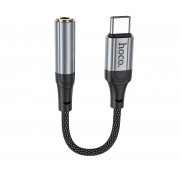 Аудио-переходник Hoco LS36 fresh digital Type-c to 3.5 audio converter - Черный