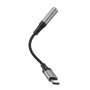 Аудио-переходник Hoco LS36 fresh digital Type-c to 3.5 audio converter - Черный