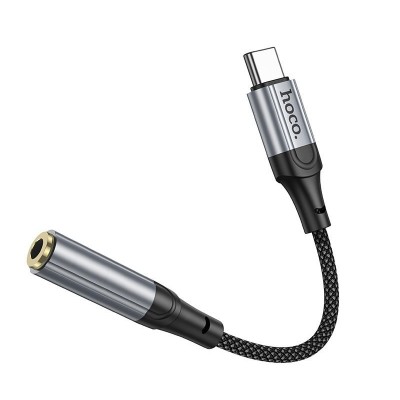 Аудио-переходник Hoco LS36 fresh digital Type-c to 3.5 audio converter - Черный Аудио-переходник Hoco LS36 fresh digital Type-c to 3.5 audio converter - Черный