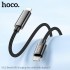 Кабель Hoco U125 Benefit PD charging data cable with Display (T.C to IP) - Black Кабель Hoco U125 Benefit PD charging data cable with Display (T.C to IP) - Black