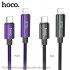 Кабель Hoco U125 Benefit PD charging data cable with Display (T.C to IP) - Black Кабель Hoco U125 Benefit PD charging data cable with Display (T.C to IP) - Black