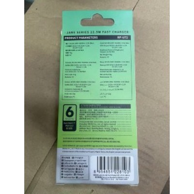 Сетевой адаптер Remax Jane Series 22.5W RP-U72 - White Сетевой адаптер Remax Jane Series 22.5W RP-U72 - White