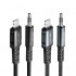 Аудиопереходник Acefast C1-06 Lightning to 3.5mm aluminum alloy audio cable - Black Аудиопереходник Acefast C1-06 Lightning to 3.5mm aluminum alloy audio cable - Black
